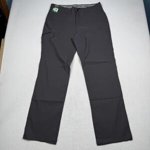 Orvis Tech Pants Mens 38x34 Gray Asphalt Stretch Hiking Quick Dry Zip Pocket